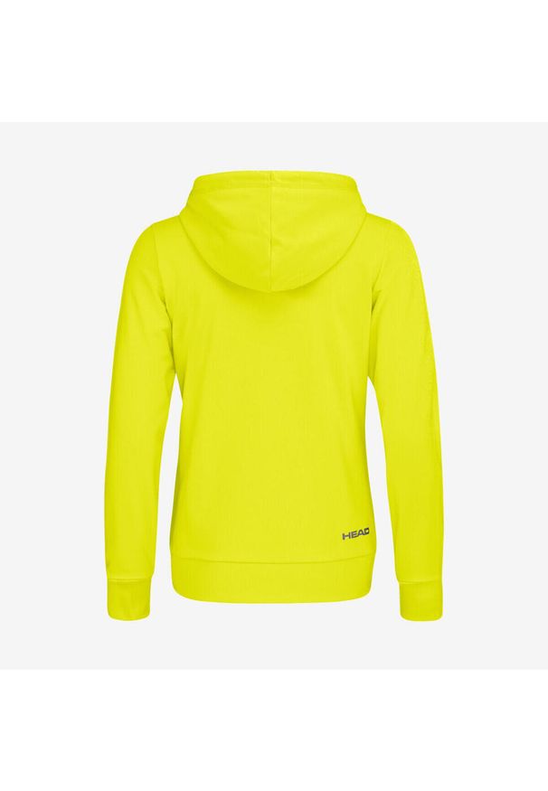Head - Bluza z kapturem damska Club Greta. Typ kołnierza: kaptur. Kolor: żółty. Materiał: tkanina, materiał, poliester, bawełna. Sezon: zima