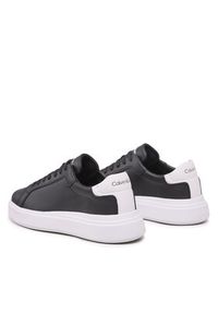 Calvin Klein Sneakersy Low Top Lace Up Lth HM0HM01016 Czarny. Kolor: czarny. Materiał: skóra #3