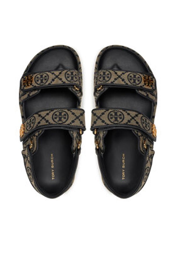 Tory Burch Sandały 155154 Granatowy. Kolor: niebieski. Materiał: materiał