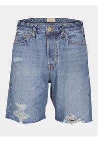 Jack & Jones - Jack&Jones Szorty jeansowe Tony Cooper 12255116 Niebieski Loose Fit. Kolor: niebieski. Materiał: bawełna