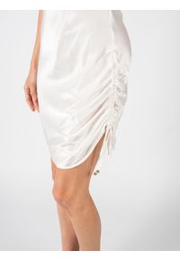 Pinko Sukienka "Noriker" | 1N13DD Y8A4 | Kobieta | Biały. Kolor: biały. Materiał: wiskoza. Długość rękawa: na ramiączkach. Typ sukienki: dopasowane. Długość: mini #3