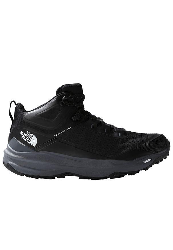 Buty The North Face Vectiv Exploris II 0A7W6ANY71 - czarne. Kolor: czarny. Materiał: skóra, guma. Szerokość cholewki: normalna. Sport: turystyka piesza