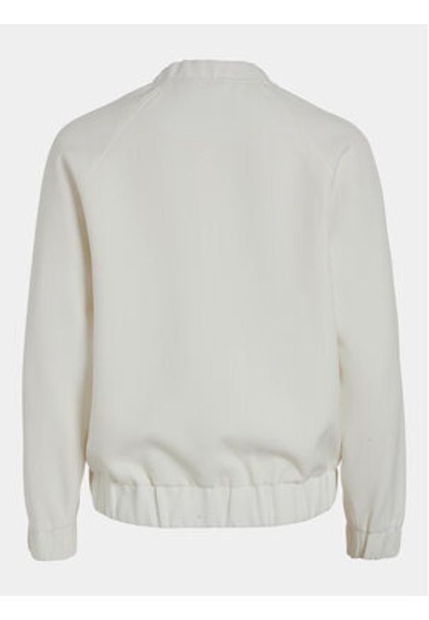 Vila Kurtka bomber Lyra 14088154 Écru Regular Fit. Materiał: syntetyk