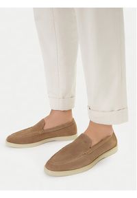 Gino Rossi - GINO ROSSI Mokasyny CEO-MASSI-01 MI08 Beżowy. Kolor: beżowy. Materiał: zamsz, skóra #2