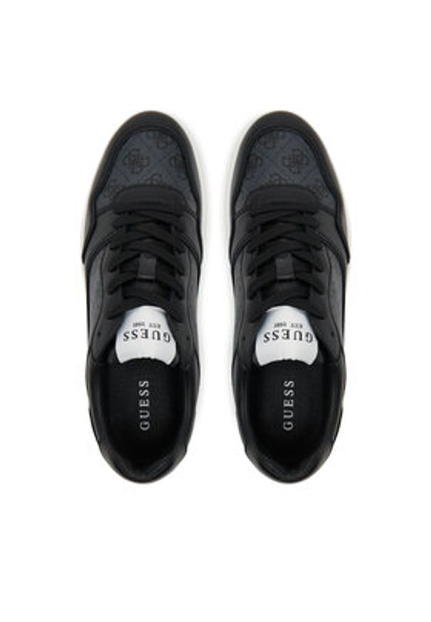 Guess Sneakersy FMJWII LEA12 Czarny. Kolor: czarny. Materiał: skóra