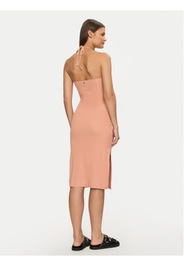Roxy Sukienka letnia Late Sunset ERJKD03467 Pomarańczowy Slim Fit. Kolor: pomarańczowy. Materiał: syntetyk. Sezon: lato