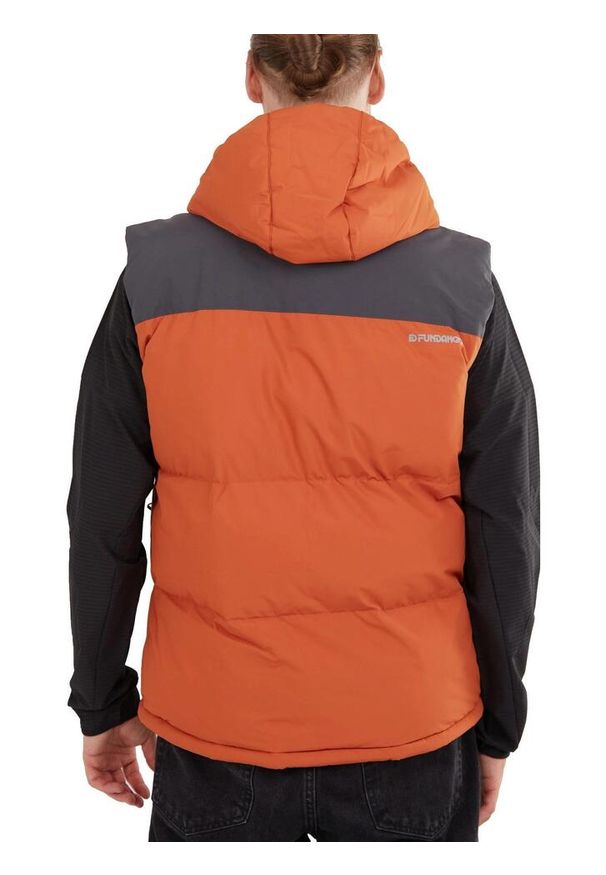 FUNDANGO - Kamizelka męska Fundango Laurel Padded. Kolor: czerwony. Sport: turystyka piesza