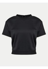 DKNY T-Shirt P4AHSWLV Czarny Regular Fit. Kolor: czarny. Materiał: syntetyk #1