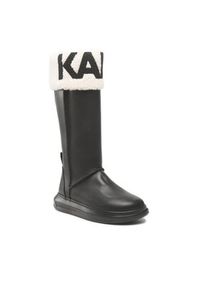 Karl Lagerfeld - KARL LAGERFELD Kozaki KL44580 Czarny. Kolor: czarny. Materiał: skóra