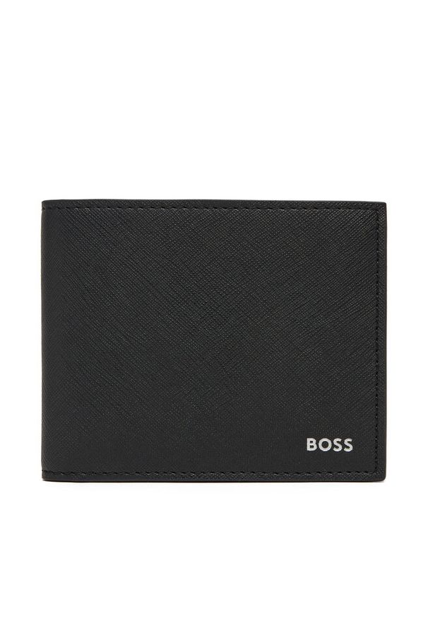 Duży Portfel Męski BOSS. Kolor: czarny