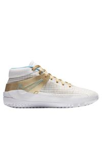 Buty do chodzenia męskie Nike KD13. Wysokość cholewki: za kostkę. Zapięcie: sznurówki. Kolor: żółty, wielokolorowy. Materiał: materiał, syntetyk, tkanina. Szerokość cholewki: normalna. Sport: turystyka piesza