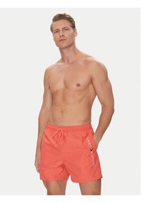 TOMMY HILFIGER - Tommy Hilfiger Szorty kąpielowe UM0UM03258 Różowy Regular Fit. Kolor: różowy. Materiał: syntetyk #4
