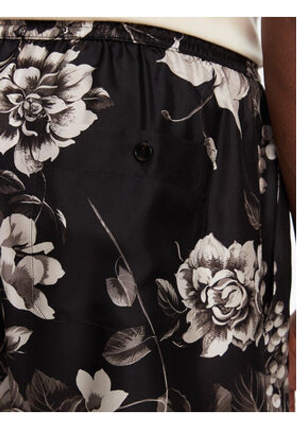 DOLCE & GABBANA - Dolce&Gabbana Szorty materiałowe GV37AT IS1VS Czarny Regular Fit. Kolor: czarny. Materiał: jedwab