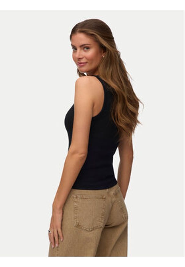 Vero Moda Top Chole 10344951 Czarny Regular Fit. Kolor: czarny. Materiał: bawełna