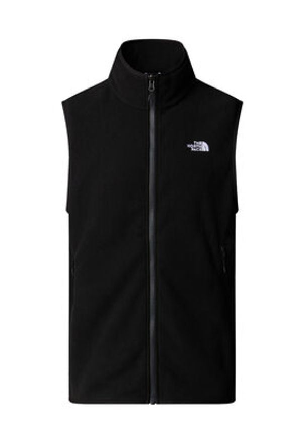 The North Face Kamizelka Glacier NF0A8DQN Czarny Regular Fit. Kolor: czarny. Materiał: syntetyk