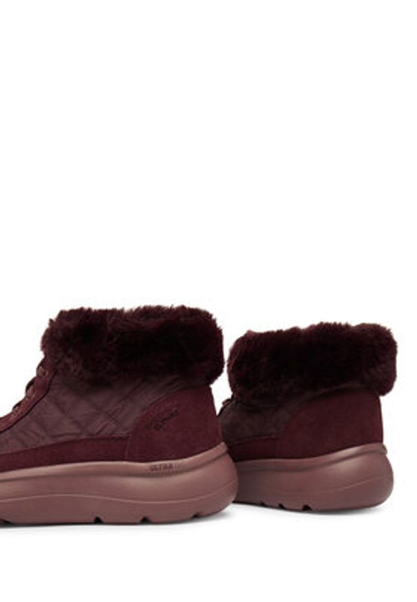 skechers - Skechers Trzewiki 144841/BURG Bordowy. Kolor: czerwony. Materiał: materiał