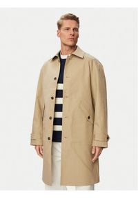TOMMY HILFIGER - Tommy Hilfiger Płaszcz przejściowy Dc Technica MW0MW43527 Beżowy Regular Fit. Kolor: beżowy. Materiał: bawełna #1