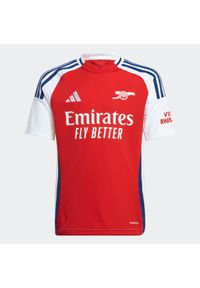 Adidas - Koszulka piłkarska dla dzieci ADIDAS Arsenal domowa sezon 24/25. Wzór: haft. Sport: piłka nożna