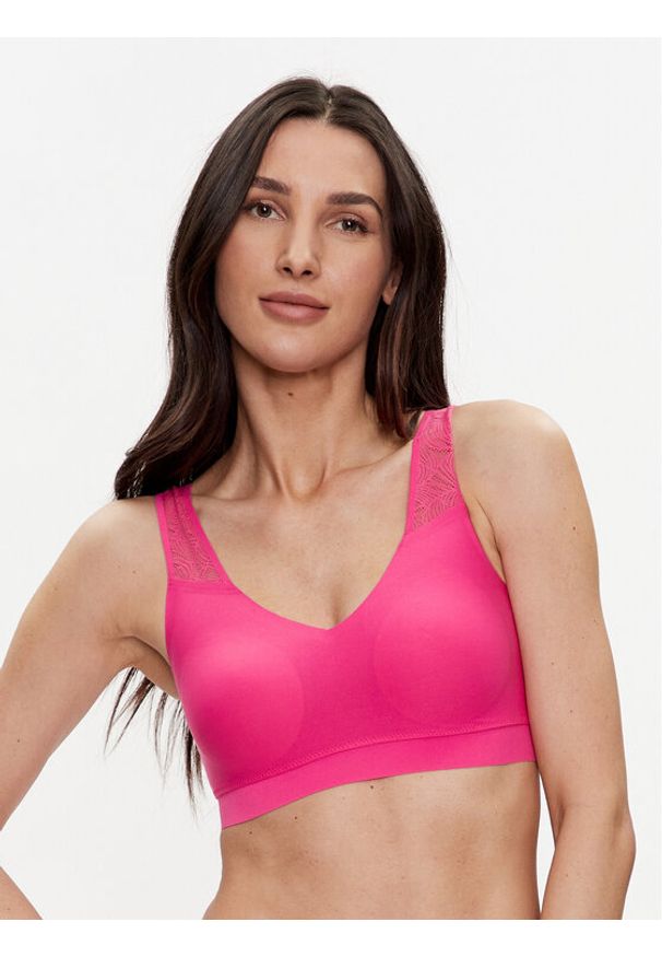 Chantelle Biustonosz top Soft Stretch C11G10 Różowy. Kolor: różowy. Materiał: syntetyk