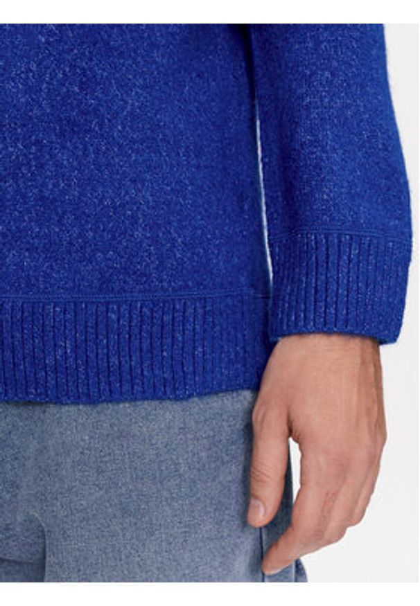 Tommy Jeans Sweter DM0DM17756 Niebieski Regular Fit. Kolor: niebieski. Materiał: syntetyk