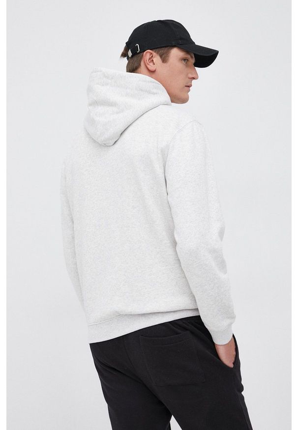 GAP - Bluza. Okazja: na co dzień. Kolor: szary. Materiał: poliester. Wzór: aplikacja. Styl: casual