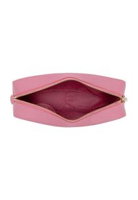 Ochnik - Różowa klasyczna torebka damska. Kolor: różowy. Materiał: skórzane. Styl: klasyczny. Rodzaj torebki: na ramię #5