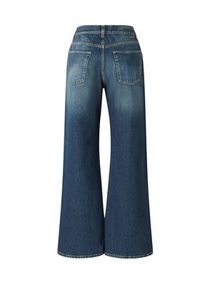 Pinko - PINKO Jeansy Wanda wide leg soft ocean Granatowy Regular Fit. Kolor: niebieski #5