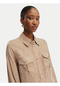 Guess Koszula W6GH22 W1789 Beżowy Regular Fit. Kolor: beżowy. Materiał: wiskoza #5