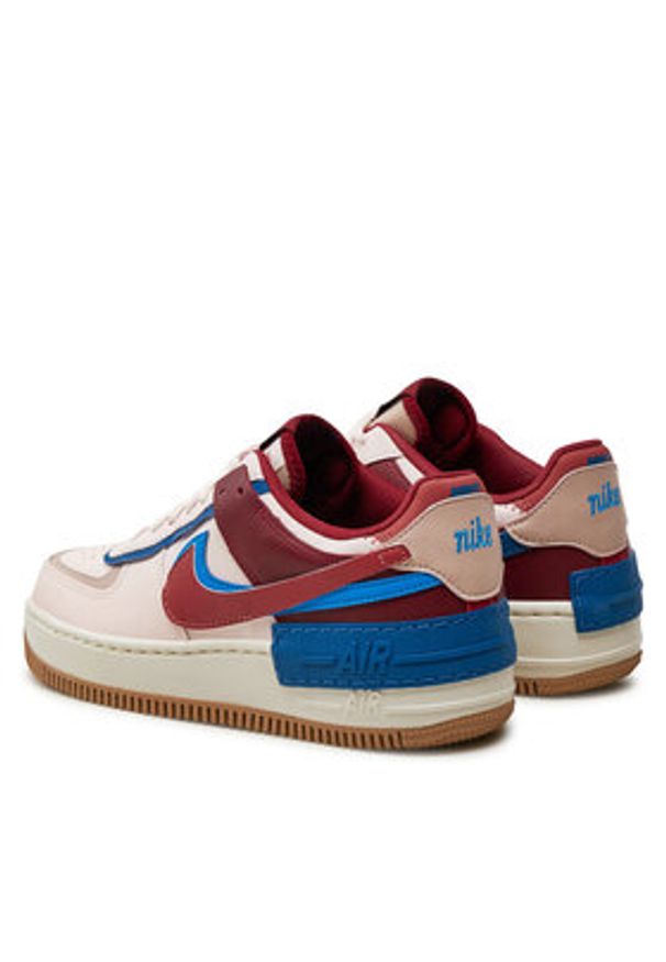 Nike Sneakersy Af1 Shadow CI0919 601 Kolorowy. Materiał: skóra. Wzór: kolorowy