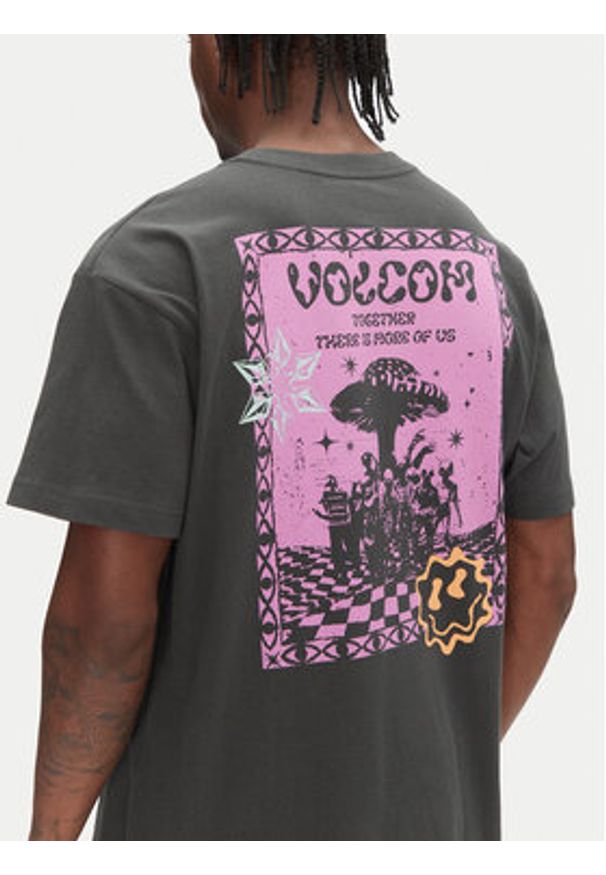 Volcom T-Shirt Filip Rygalski A4312506 Szary Loose Fit. Kolor: szary. Materiał: bawełna