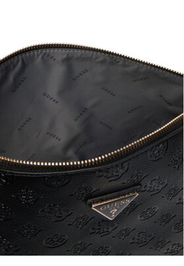 Guess Kosmetyczka Wilder Travel TWDP74 52965 Czarny. Kolor: czarny. Materiał: skóra