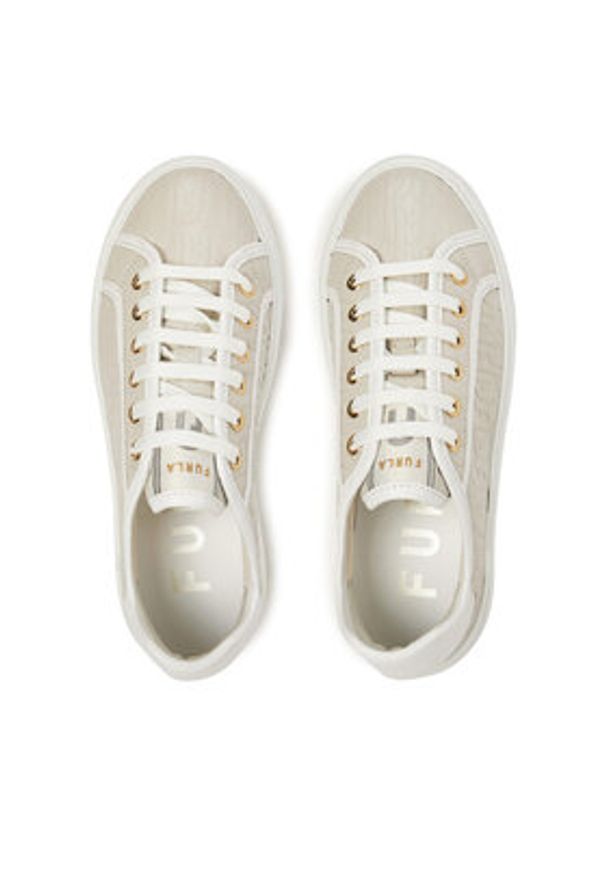 Furla Sneakersy Nuage YJ15NUA BX3721 2865S Biały. Kolor: biały. Materiał: skóra