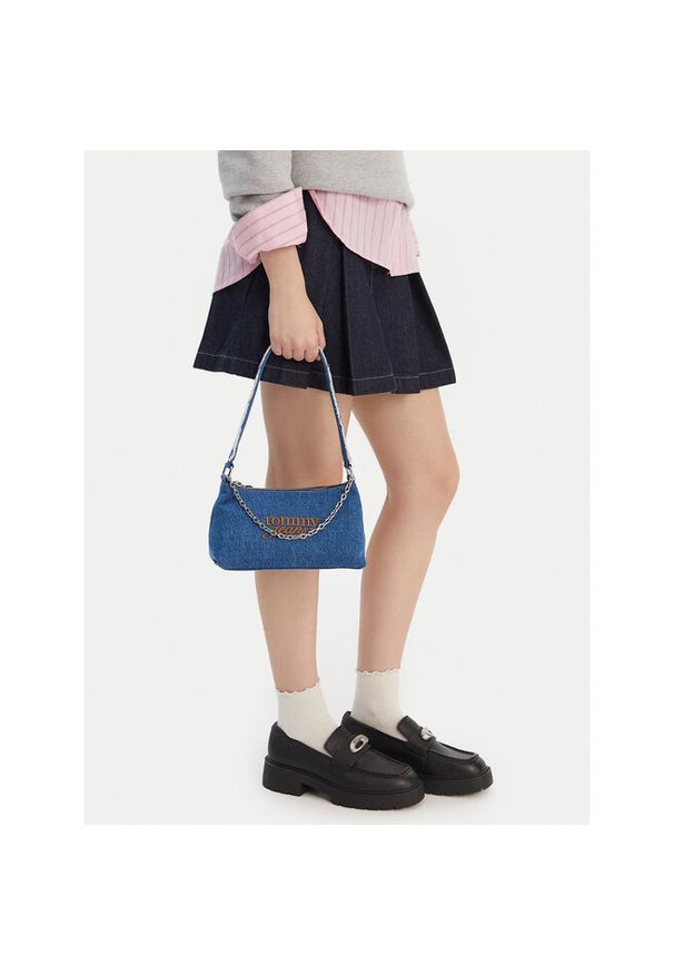 Torebka Tommy Jeans. Kolor: niebieski