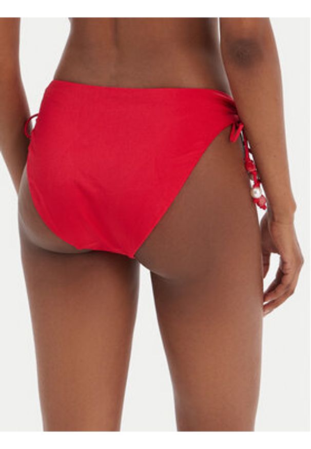 Seafolly Dół od bikini Palermo 40757-217 Czerwony. Kolor: czerwony. Materiał: syntetyk