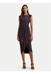 Lauren Ralph Lauren - LAUREN RALPH LAUREN Sukienka codzienna 250957700001 Kolorowy Slim Fit. Okazja: na co dzień. Materiał: syntetyk. Wzór: kolorowy. Typ sukienki: proste. Styl: casual #2