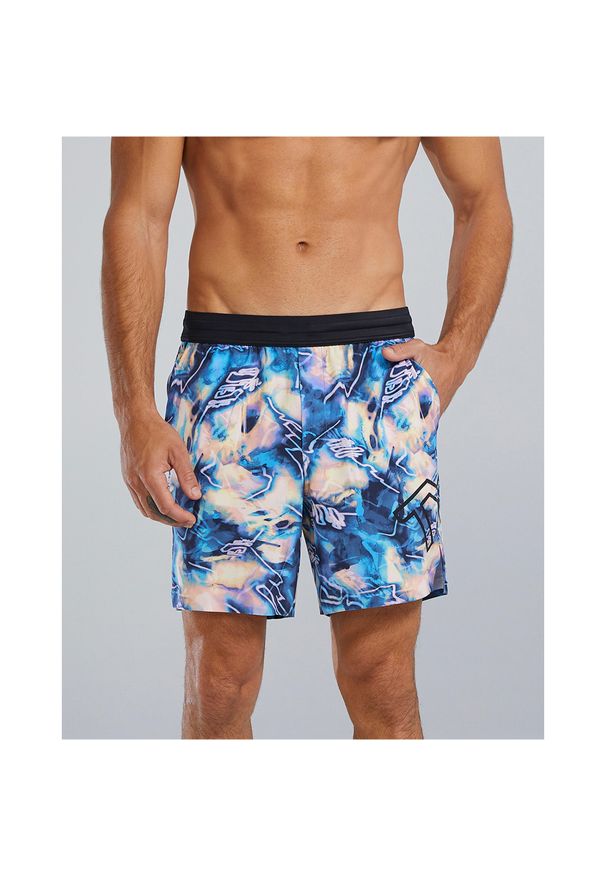 Spodenki pływackie męskie TYR Unbroken Shorts - Voltage Pazzo. Kolor: niebieski