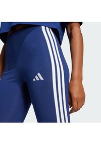 Adidas - adidas Legginsy Essentials 3-Stripes JE0067 Granatowy Slim Fit. Kolor: niebieski. Materiał: bawełna #2