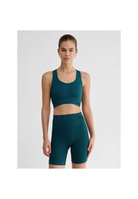 Biustonosz dla kobiet Hummel Tif Seamless Sports. Kolor: niebieski. Materiał: materiał. Sport: fitness #1