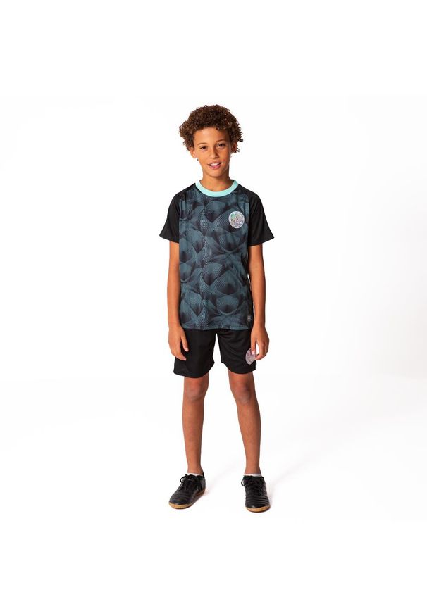 CHAMPIONS LEAGUE - Koszulka piłkarska dla dzieci Champions League. Kolor: czarny. Sport: piłka nożna