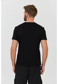 Emporio Armani - EMPORIO ARMANI Czarny męski t-shirt bande logo, Rozmiar XL. Kolor: czarny #4
