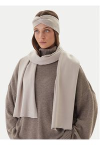 Calvin Klein Szalik Fine LV04D8021G Beżowy. Kolor: beżowy. Materiał: wiskoza #4