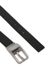 Calvin Klein Pasek Męski Faceted Buckle 35Mm Adj/Rev LV04D7010G Czarny. Kolor: czarny. Materiał: skóra #4