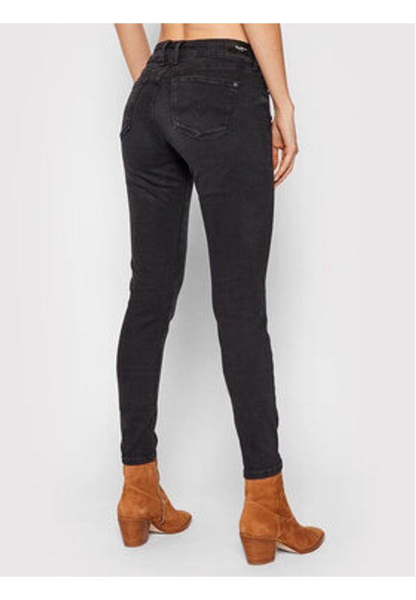 Pepe Jeans Jeansy Soho PL204174 Czarny Skinny Fit. Kolor: czarny