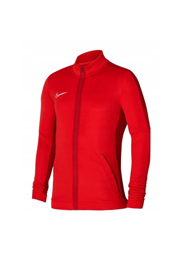 Nike - Męska Kurtka Academy DriFIT. Kolor: czerwony. Sport: turystyka piesza