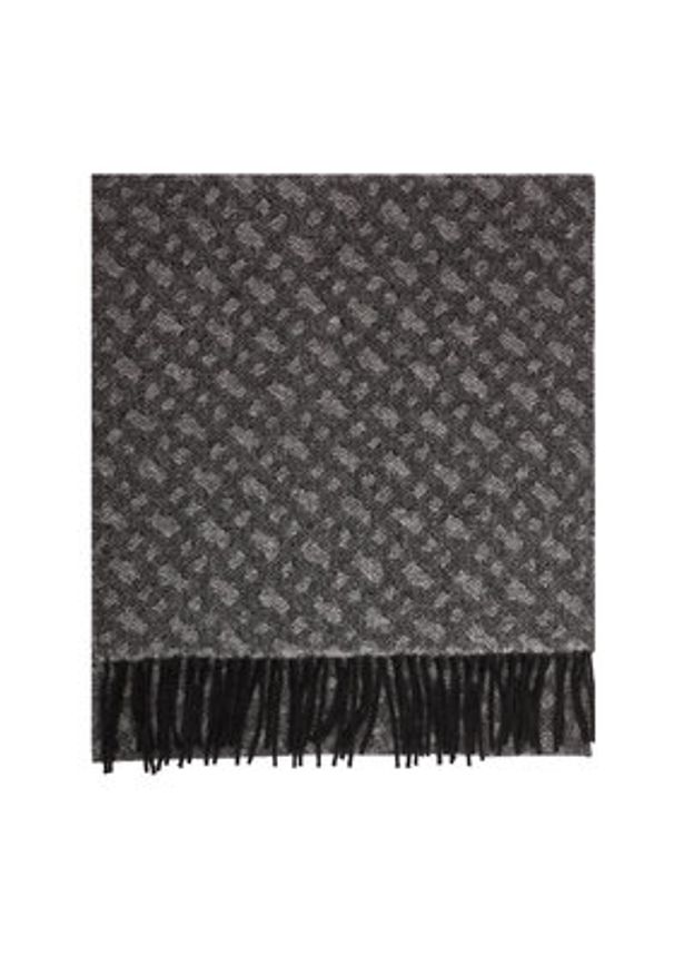 BOSS Szalik Rubeny 50527955 Szary. Kolor: szary. Materiał: wełna