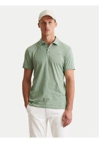 Marc O'Polo Polo 536 2176 53018 Zielony Shaped Fit. Typ kołnierza: polo. Kolor: zielony. Materiał: bawełna