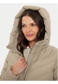 TOMMY HILFIGER - Tommy Hilfiger Kurtka puchowa Chevron WW0WW42623 Beżowy Regular Fit. Kolor: beżowy. Materiał: syntetyk #6