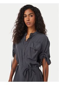 G-Star RAW - G-Star Raw Sukienka codzienna D29019-D724 Szary ciemny Regular Fit. Okazja: na co dzień. Kolor: szary. Materiał: wiskoza. Typ sukienki: proste. Styl: casual #2