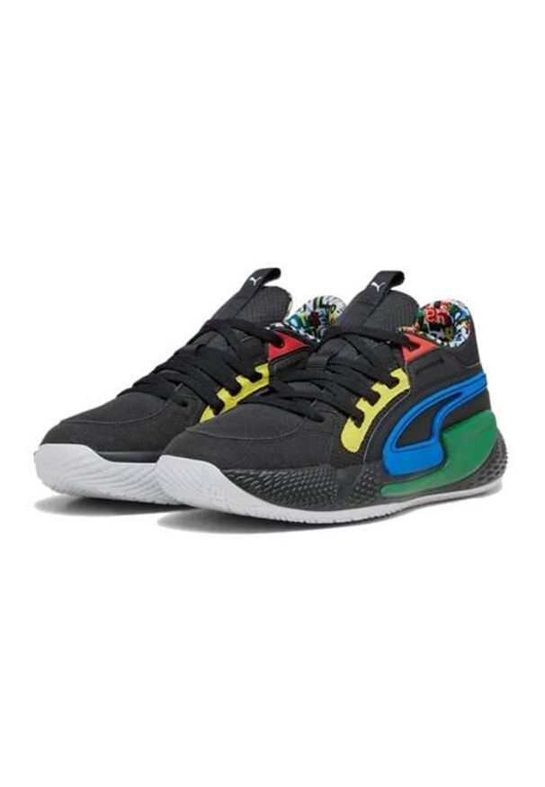 Buty do chodzenia męskie Puma Court Rider Chaos. Zapięcie: sznurówki. Kolor: czarny. Materiał: materiał, tkanina, syntetyk. Szerokość cholewki: normalna. Sport: turystyka piesza