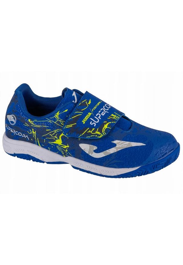 Joma - Buty Do Piłki Nożnej Halowej Dla Dzieci Super Copa. Kolor: niebieski